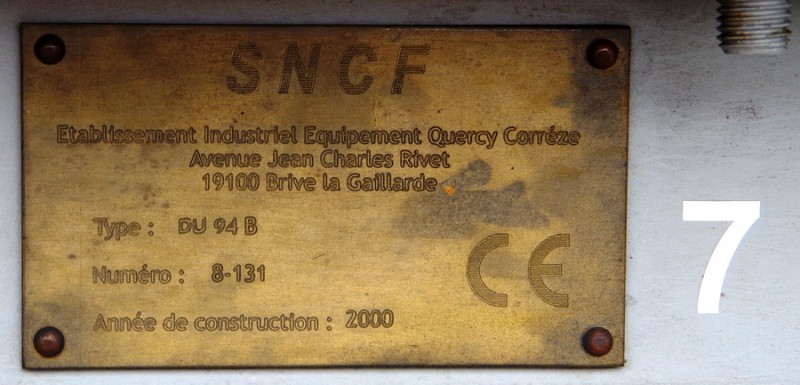 99 87 9 185 421-8 (2018-10-30 Saint Quentin) DU94 8-131 SNCF-AM (4).jpg (124.75 Kio) Vu 7777 fois 99 87 9 185 421-8 (2018-10-30 Saint Quentin) DU94 8-131 SNCF-AM (4).jpg