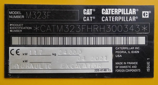 CATERPILLAR M323f - RH300343 - NEOLOC Rougeac 05-2022 (6).JPG