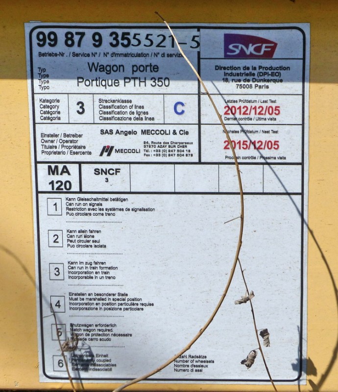 99 87 9 355 521-5 Wagon porte Portique PTH 350 (2015-04-19 SPDC) Meccoli (2).jpg